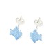 boucles d'oreilles tiges poisson Ribambelle bijoux enfants fille