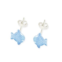 boucles d'oreilles tiges poisson Ribambelle bijoux enfants fille