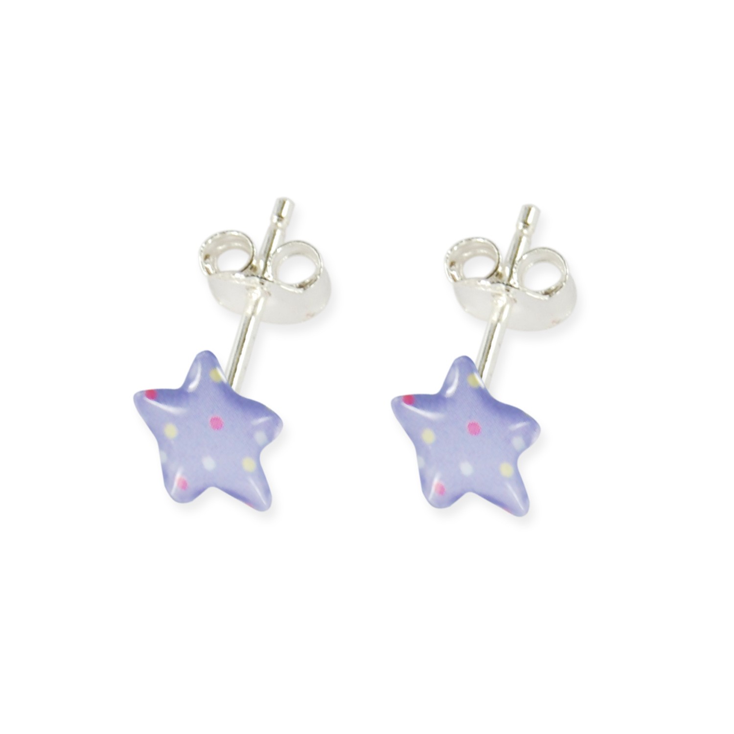 Boucles d'oreilles pendantes étoile Ribambelle bijou pour fille