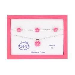 Coffret forçat fleur framboise