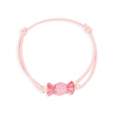 bracelet lacet coulissant bonbon Ribambelle bijoux enfants fille