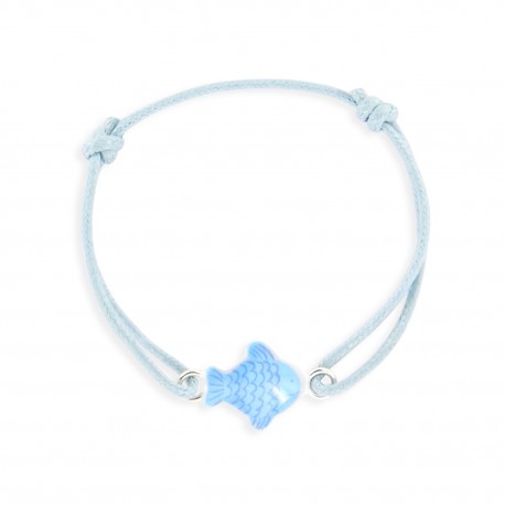 bracelet lacet coulissant poisson Ribambelle bijoux enfants fille