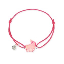 Bracelet lacet bébé licorne