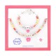 ensemble liberty fleur framboise Ribambelle bijoux enfants fille