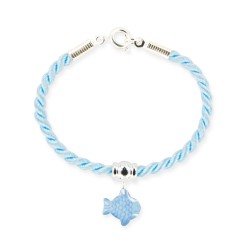 Bracelet cordelière poisson