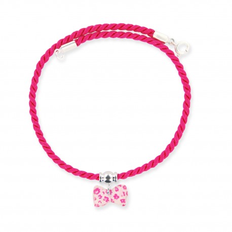 collier cordelière noeud Ribambelle bijoux enfants fille
