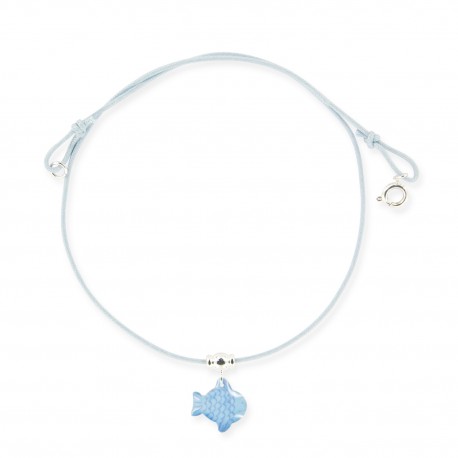 collier lacet poisson Ribambelle bijoux enfants fille