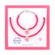 ensemble cordelière coeur framboise Ribambelle bijoux enfants fille