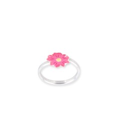 Bague fleur framboise