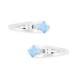 barrettes clic-clac 4cm poisson Ribambelle bijoux enfants fille