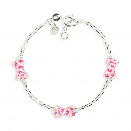 bracelet 3 motifs noeud Ribambelle bijoux enfants fille